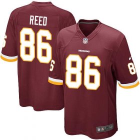 Wholesale Cheap Nike Redskins #86 Jordan Reed Burgundy Red Team Color Youth Stitched NFL Elite Jersey