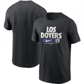 Wholesale Cheap Los Angeles Dodgers Nike Local Nickname T-Shirt Black