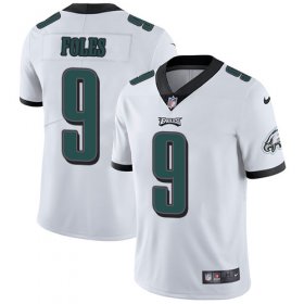 Wholesale Cheap Nike Eagles #9 Nick Foles White Men\'s Stitched NFL Vapor Untouchable Limited Jersey