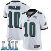 Wholesale Cheap Nike Eagles #10 Mack Hollins White Super Bowl LII Men's Stitched NFL Vapor Untouchable Limited Jersey