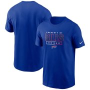 Wholesale Cheap Buffalo Bills Nike Team Property Of Essential T-Shirt Royal