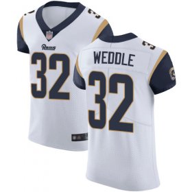 Wholesale Cheap Nike Rams #32 Eric Weddle White Men\'s Stitched NFL Vapor Untouchable Elite Jersey