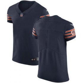 Wholesale Cheap Nike Bears Blank Navy Blue Team Color Men\'s Stitched NFL Vapor Untouchable Elite Jersey