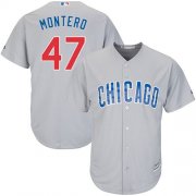 Wholesale Cheap Cubs #47 Miguel Montero Grey Road Stitched Youth MLB Jersey