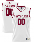 Wholesale Cheap Men's Santa Clara University Custom White College Basketball Swingman Jersey