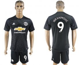 Wholesale Cheap Manchester United #9 Ibrahimovic Away Soccer Club Jersey