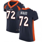 Wholesale Cheap Nike Broncos #72 Garett Bolles Navy Blue Alternate Men's Stitched NFL Vapor Untouchable Elite Jersey