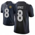 Wholesale Cheap Nike Giants #8 Daniel Jones Navy Men's Stitched NFL Limited City Edition Jersey