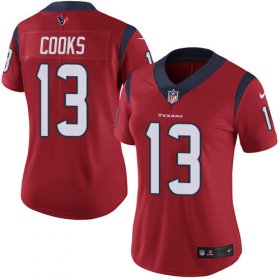 Wholesale Cheap Nike Texans #13 Brandin Cooks Red Alternate Women\'s Stitched NFL Vapor Untouchable Limited Jersey