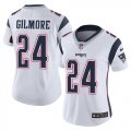 Wholesale Cheap Nike Patriots #24 Stephon Gilmore White Women's Stitched NFL Vapor Untouchable Limited Jersey