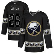 Wholesale Cheap Adidas Sabres #26 Rasmus Dahlin Black Authentic Team Logo Fashion Stitched NHL Jersey