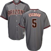 Wholesale Cheap Diamondbacks #5 Eduardo Escobar Gray Road Women's Stitched MLB Jersey