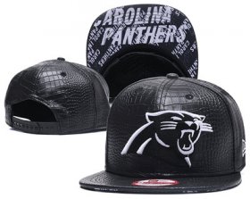 Wholesale Cheap NFL Carolina Panthers Team Logo Black Snapback Adjustable Hat S001