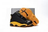 Wholesale Cheap Kids' Air Jordan 13 Retro Shoes Black/Yellow