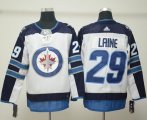 Wholesale Cheap Adidas Jets #29 Patrik Laine White Road Authentic Stitched NHL Jersey