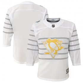 Wholesale Cheap Youth Pittsburgh Penguins White 2020 NHL All-Star Game Premier Jersey