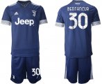 Wholesale Cheap Men 2020-2021 club Juventus away 30 blue Soccer Jerseys