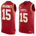 Wholesale Cheap Nike Chiefs #15 Patrick Mahomes Red Team Color Men's Stitched NFL Limited Tank Top Jersey