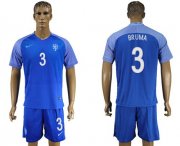 Wholesale Cheap Holland #3 Bruma Away Soccer Country Jersey