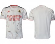 Wholesale Cheap Men 2021-2022 Club Real Madrid home aaa version white blank Adidas Soccer Jersey