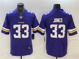 Cheap Men's Minnesota Vikings #33 Aaron Jones Purple Vapor Untouchable Limited Stitched Jersey