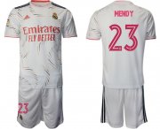 Wholesale Cheap Men 2021-2022 Club Real Madrid home white 23 Adidas Soccer Jersey