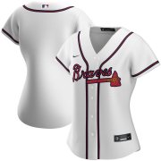 Wholesale Cheap Atlanta Braves Nike Women's Home 2020 MLB Team Jersey White