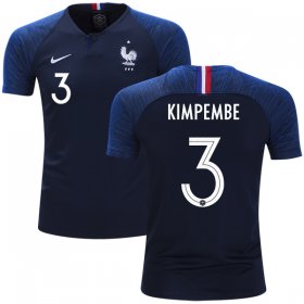 Wholesale Cheap France #3 Kimpembe Home Kid Soccer Country Jersey