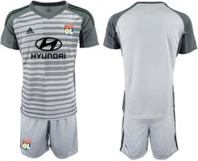 Wholesale Cheap Lyon Blank Grey Goalkeeper Soccer Club Jersey