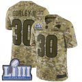 Wholesale Cheap Nike Rams #30 Todd Gurley II Camo Super Bowl LIII Bound Men's Stitched NFL Limited 2018 Salute To Service Jersey
