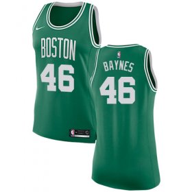 Wholesale Cheap Nike Boston Celtics #46 Aron Baynes Green Women\'s NBA Swingman Icon Edition Jersey