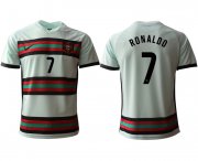Wholesale Cheap Men 2021 Europe Portugal away AAA version 7 soccer jerseys