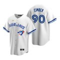 Cheap Mens Toronto Blue Jays #90 Adam Cimber Nike White Cooperstown Collection Jersey