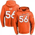 Wholesale Cheap Nike Broncos #56 Shane Ray Orange Name & Number Pullover NFL Hoodie