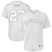 Wholesale Cheap Houston Astros #27 Jose Altuve Tuve Majestic 2019 Players' Weekend Flex Base Authentic Player Jersey White