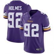 Wholesale Cheap Nike Vikings #92 Jalyn Holmes Purple Team Color Men's Stitched NFL Vapor Untouchable Limited Jersey