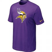 Wholesale Cheap Nike Minnesota Vikings Sideline Legend Authentic Logo Dri-FIT NFL T-Shirt Purple