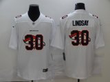 Wholesale Cheap Men's Denver Broncos #30 Phillip Lindsay White 2020 Shadow Logo Vapor Untouchable Stitched NFL Nike Limited Jersey