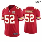 Wholesale Cheap Men Kansas City Chiefs #52 Creed Humphrey Vapor Limited Red Jersey