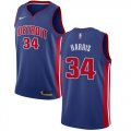 Wholesale Cheap Nike Pistons #34 Tobias Harris Blue NBA Swingman Icon Edition Jersey