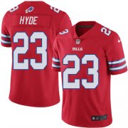 Wholesale Cheap Nike Bills #23 Micah Hyde Red Men's Stitched NFL Limited Rush Jersey