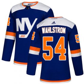 Wholesale Cheap Adidas Islanders #54 Oliver Wahlstrom Blue Alternate Authentic Stitched NHL Jersey