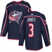 Wholesale Cheap Adidas Blue Jackets #3 Seth Jones Navy Blue Home Authentic Stitched NHL Jersey