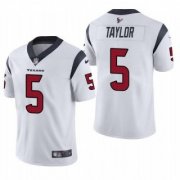 Wholesale Cheap Men's Houston Texans #5 Tyrod Taylor White Vapor Untouchable Limited Stitched Jersey