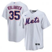 Wholesale Cheap Men's New York Mets #35 Justin Verlander White Stitched MLB Cool Base Nike Jersey