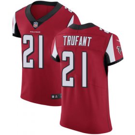 Wholesale Cheap Nike Falcons #21 Desmond Trufant Red Team Color Men\'s Stitched NFL Vapor Untouchable Elite Jersey