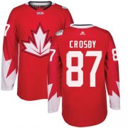 Wholesale Cheap Team CA. #87 Sidney Crosby Red 2016 World Cup Stitched NHL Jersey