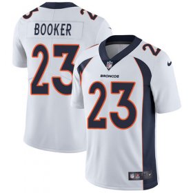 Wholesale Cheap Nike Broncos #23 Devontae Booker White Youth Stitched NFL Vapor Untouchable Limited Jersey