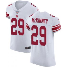 Wholesale Cheap Nike Giants #29 Xavier McKinney White Men\'s Stitched NFL New Elite Jersey