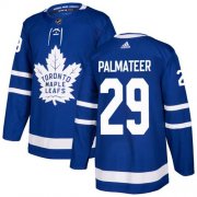 Wholesale Cheap Adidas Maple Leafs #29 Mike Palmateer Blue Home Authentic Stitched NHL Jersey